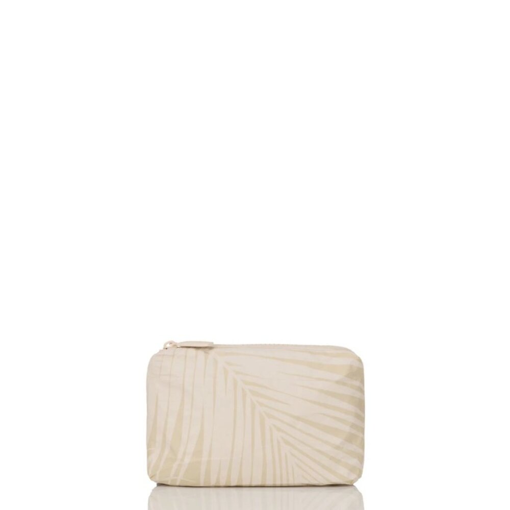 Aloha Collection Mini Pouch, Areca, latte on sandstone